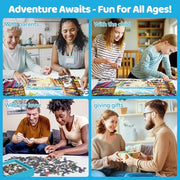 300 Piece Jigsaw Puzzle for Adults & Kids, Seaside Surf Shop, 20.5x15 in | Colorful surf shop filled with surfboards, beach gear and a sunny ocean view