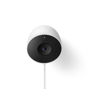 Google Nest Cam Outdoor (Wired, 2nd Gen) - Security Camera - 2025 - Snow | 2K video, motion detection, color night vision, 2-way audio, works with Google Home and Gemini, weather resistant