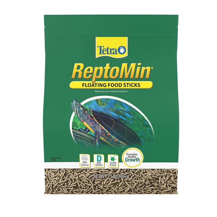 Tetra ReptoMin Floating Food Sticks for Aquatic Turtles, 2 lbs | Complete Daily Diet Turtle Food For Vitality & Good Health, High Protein For Growth, Easy To Digest, Feed 1-2 Times Daily