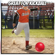 8.5-Inch Kickball Playground Balls for Kids & Adults (6-Pack) | Rubber Kickballs for Kickball, Dodgeball, Four Square, Handball, PE Class, School, Gym, Recess, Backyard & Outdoor Games