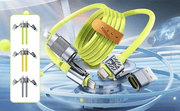 Liquid Silicone 4-in-1 Fast Charging Cable