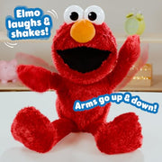 Sesame Street Tickle Me Elmo Giggle Max 18-Inch Interactive Plush Toy | Biggest Tickliest Elmo Ever, Laughing & Shaking Elmo, Holiday Stocking Stuffers, Gifts, Presents, Ages 18 Months+
