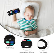Hooku 2 Pack Silicone Teething Toys for Babies 0-6 Months, Teethers for Babies 6-12 Months, Remote Teether for Baby, Sensory Toys for Babies, Baby Chew Toys KLW8808