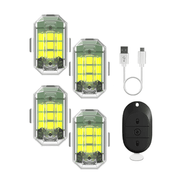 Multi-Color Wireless Rechargeable LED Strobe Lights