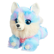 SCRUFFALUVS Tie-Dye Mystery Plush Toy, Wash to Reveal, Scruff a Luvs Pets | Includes deluxe pet carrier, comb, collar, and adoption certificate, animal plushies pretend play set, toddler toys 3+