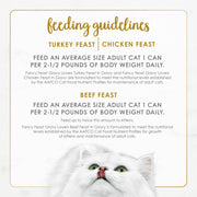 Purina Fancy Feast Gravy Lovers, Poultry & Beef Wet Cat Food, 3oz, 24-Pack | Variety Pack, grilled gourmet texture made with no artificial colors or preservatives, 100 percent complete and balanced