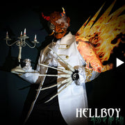 Foggizo Articulated Fingers With Fingernail, “Halloween Frights”, Extensions With Gloves, Halloween Costume Prop, Creepy Cosplay Claw Hands