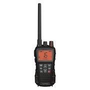 Cobra BlueBound 350 VHF Handheld Marine Radio, Black – 6-Watt, Floats | Long Range, NOAA Weather Alerts, International Functionality, IPX7 Waterproof, USB-C, Submersible, LCD Screen, Belt Clip