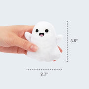 Emotional Support Ghosts, Cuddly Stuffed Animals by Relatable | Halloween Ghost Plush Toys & Cute Stuff, Halloween Gifts for All Ages, Includes 5 Plushies with Basket