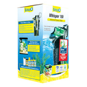 Tetra Whisper 85 GPH Internal Power Filter For Aquariums | For Fish Tanks Up To 10 Gallons, Whisper Quiet, Space-Saving Internal Filter Clips on Tank
