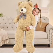 MaoGoLan 47 Inch Giant Teddy Bear, Big Stuffed Animal Plush Toy Gift | A heartwarming way to show love and care on birthdays, baby showers, Christmas, Valentine’s Day, and anniversaries