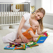 Dr.Rapeti 6 Pack Soft Books, Cloth Book, Bath Book, Baby Book, Crinkle Book