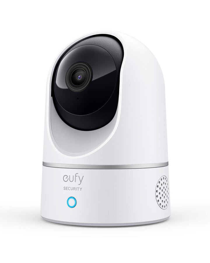 eufy Security Indoor Cam E220, Dog/Pet Camera, Pan and Tilt | 2K Wi-Fi Plug-in, AI Tracking and Alerts, Night Vision, HomeBase 3/Mini/Prof S1 Compatible, Voice Assistant Support