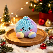 Giant Dumpling Pillow Plush Stuffed Christmas Home Decor with Steamer | Kawaii Design, Soft Plush Material, Home Decoration, Soft Stretch Decompression Fidget Squeeze Toy for Adults Anxiety Relief