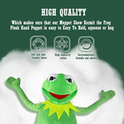 NICERINC Kermit Frog Puppet, The Muppets Show, Soft Hand Frog Stuffed Plush Toy,Birthday Gift Ideas for Boys and Girls- 24 Inches
