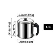 Stainless Steel Oil Strainer Pot