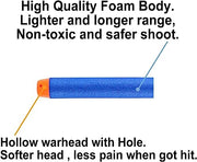 Nerf N Strike Blaster Compatible Dart Bullets, Compatible with All Elite 2.0 Series Blasters Blue