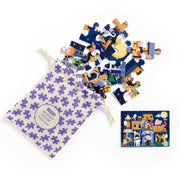 Mudpuppy - Spooky House 36 Piece Puzzle to Go for Kids | Ages 3-5, 4-6, Reusable Pouch For Travel, Postcard Included, Haunted Themed, Family Fun, Screen-Free Play, FSC Certified