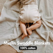 Muslin Swaddle Blankets for Newborn, 3 Pack Breathable Soft Receiving Blanket, Large 38 x 40 inches Swaddle Wrap Burping Clothes, Essentials Infant Shower Items, Toddler Gift (Bright Colors)