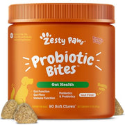 Zesty Paws Probiotics for Dogs - Gut Health Soft Chews, Pumpkin, 90 Ct | Probiotics for Dogs Soft Chews for Gut Health & Digestive Support