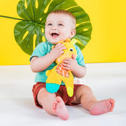 Bright Starts Snuggle & Teethe BPA-Free Crinkle Teething Plush Baby Toy - Giraffe