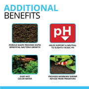 Fluval 12695 Plant and Shrimp Stratum for Freshwater Fish Tanks, 17.6 lbs. | Aquarium Substrate for Strong Plant Growth, Supports Neutral to Slightly Acidic pH