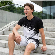 👕 LIMITED-TIME 49% OFF! 💥 Men's Summer Dynamic Print Casual Set – 3D Brushstroke, Soft Fabric, Ergonomic Fit ✨