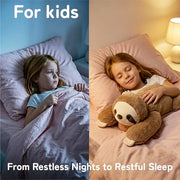 Niuniu Daddy Weighted Stuffed Animals, 20 in 3.3 lbs, Sloth Calming Plush | Heavy sensory lap pad, lying body pillow for sleeping, machine wash, huggable gift for kids and adults