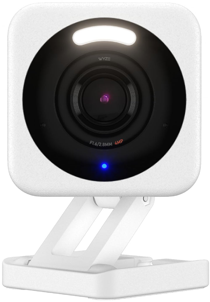 WYZE Cam v4 (Latest Model), 2.5K AI Security Camera, Indoor/Outdoor Cameras for Home Security, Baby Monitor & Pet Camera, Vibrant Color Night Vision, No Subscription Required