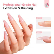 SAVILAND Builder Nail Gel Light Pink 3.5 oz Nail Extensions & Manicure Art | Strong Shaping Power For Nail Extension, Salon&Home DIY, Natural Resin No Odor, High-Gloss Durable, Cures Under U V/LED Lamp