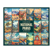 RoseArt - National Parks Jigsaw Puzzle Box Set - 16 Mini Puzzles, 100 Pieces Each - Colorful Puzzle Gift Set for Adults