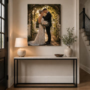 Canvas Prints with Your Photos,Ship Next Day Custom Canvas Wall Art 8x10 | Personalized Framed Canvas Pictures,Custom Photo Gifts for Wedding, Family, Frineds, Pets,Ready to Hang Home Decor