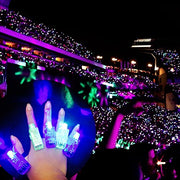 Novelty Place LED Party Finger Lights - LED Finger Flashlight for Kids and Adults - Light Up Finger Ring Toys for Halloween Party, Raves, Concert Shows (40Pcs, White)