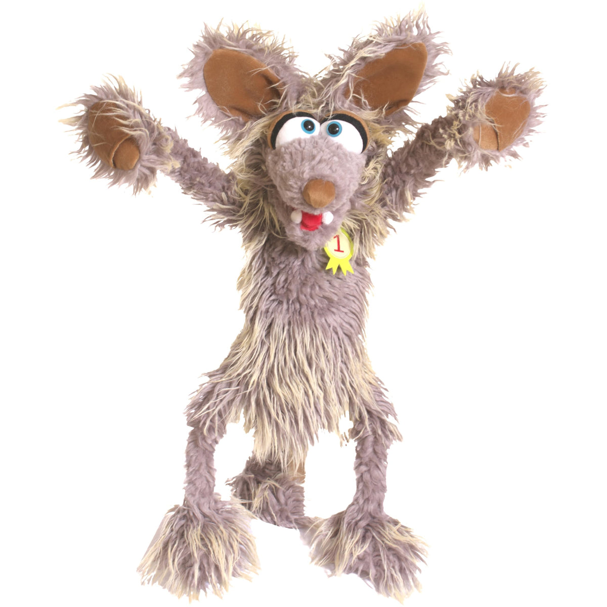 Living Puppets - Artie the Coyotte Large 27-Inch Plush Hand Puppet for Boys and Girls
