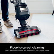 Shark Rotator Lift-Away Vacuum, DuoClean PowerFins, Dark Grey, LA555 | Self-Cleaning Brushroll, Odor Neutralizer, Lift-Away ADV, HEPA Filter, LED Headlights, Swivel Steering, Pet Tools Included