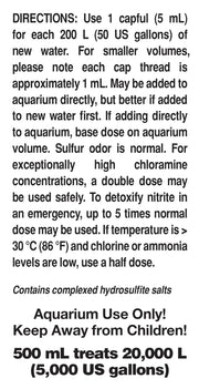 Seachem Prime -500 ml/ 17 fl. oz. | Chemical Remover and Detoxifier