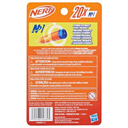 Nerf N Series N1 Darts, Includes 20 Refill Darts, Compatible Only with Nerf N Series Blasters, Outdoor Games, Ages 8+