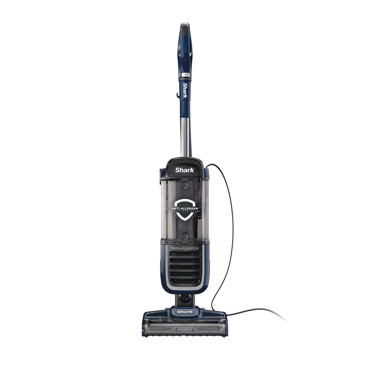 Shark Navigator Swivel Pro Upright Vacuum, HEPA, Pet Hair, Navy, NV151 | Swivel Steering, Powerful Suction, Lightweight Design, 11-Ft Reach, Crevice Tool, Upholstery Tool and Pet Power Brush