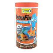 Tetra TetraFin Plus Goldfish Flakes Fish Food with Algae, 7.06 oz | Added Algae for Optimal Health, Balanced Daily Diet for Goldfish and Small Koi, Color-Enhancing, Clean & Clear Water Formula
