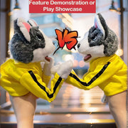 Kung Fu Husky, Punching Puppet, Dog Hand Puppet | Boxing Puppets, Kung Fu animal Toy Husky Gloves with Sounds and Boxing Action, Boxing Puppet for Kids & Gifts.
