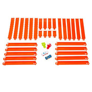 Hot Wheels Track Creator Deluxe Pack & 2 1:64 Scale Toy Cars | Includes 25 Feet of Speed Snap Track & Connectors, Multiple Configurations, 2 Die-Cast Cars (Amazon Exclusive)