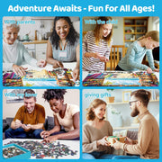 300 Piece Jigsaw Puzzle for Adults & Kids, Seaside Surf Shop, 20.5x15 in | Colorful surf shop filled with surfboards, beach gear and a sunny ocean view