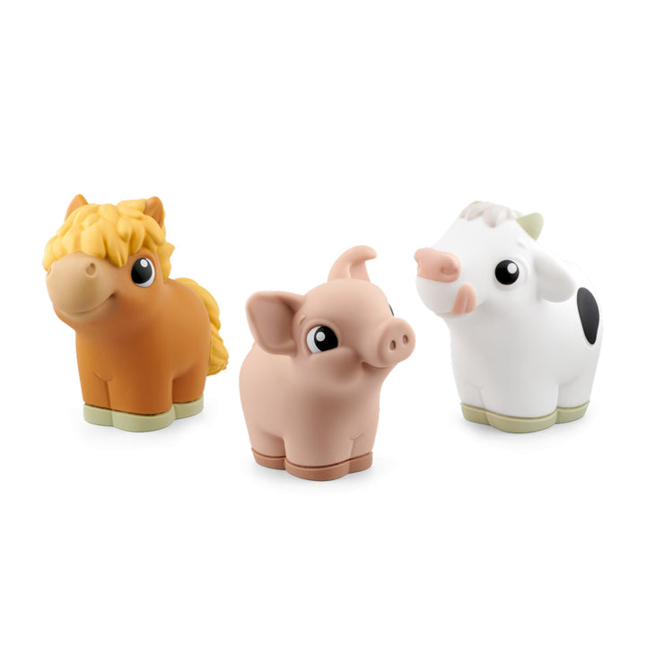 Tonies My First Farm Set - Cow, Pig and Horse Soft and Squeezable Audio Toy Figurines