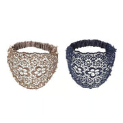 Plum Blossom Hollow Beaded Wide Headband