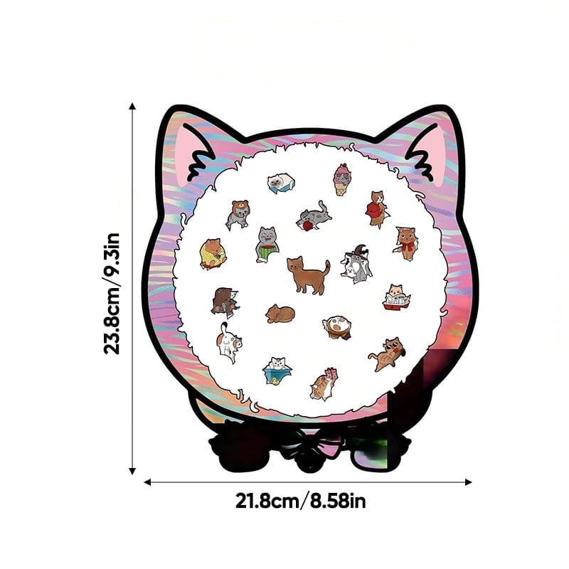 Cat Shaped Wooden Puzzle 