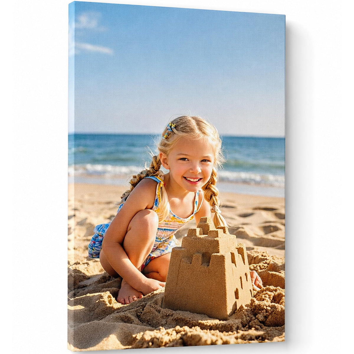 P&L ART. Personalized Custom Canvas Prints, Photo on Canvas Wrapped, 12x16 | Canvas prints with your photos. Pigment inks on archival polyester canvas. 1.25" solid wood inner frame, no outer frame.