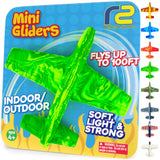 Foam Airplanes - Stocking Stuffers for Kids All Ages 4 5 6 7 8 9 10 Year Old - Best Toy Gift - Boy Toys Stocking Stuffer Gifts - Air Plane Gift Idea - Easter Basket Gifts for Boys & Girls Party Favors