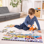 Melissa & Doug Traffic Jam Jumbo Floor Puzzle 24-Piece Set