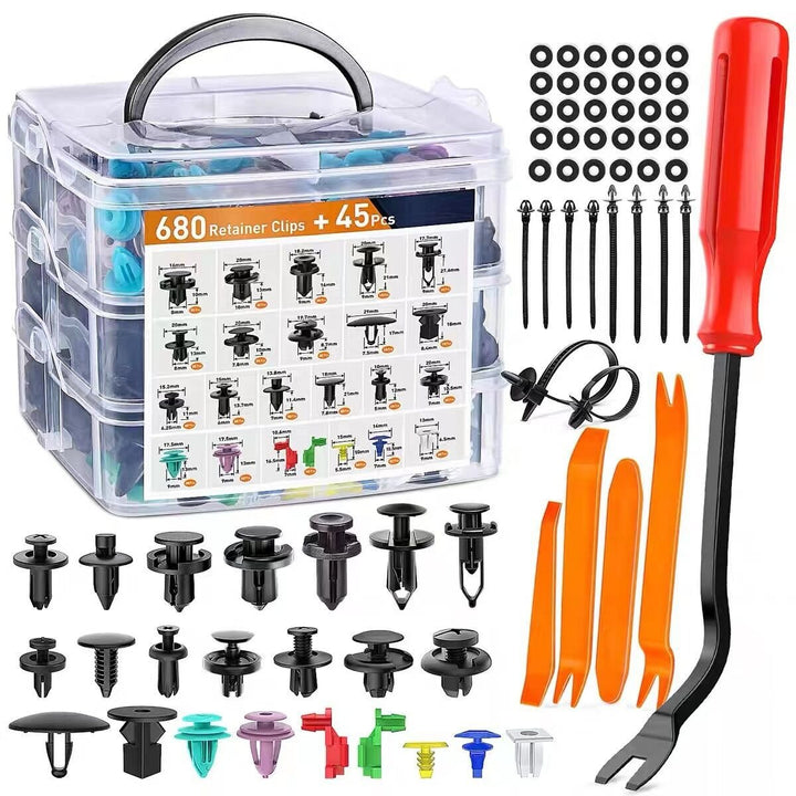 725 Pcs Car Retainer Clips & Fastener Remover
