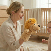 LOMTRATS Animal Hand Puppets for Kids,Toddler Includes Wolf Tiger Lion Monkey So on Movable Open Mouths, Perfect for Storytelling,Teaching,Preschool,Birthday Gifts